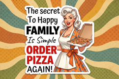 Sarcastic Mom Life Kitchen Sticker Design Product Image 1