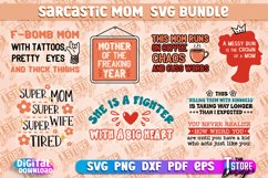 Mom Sarcastic SVG Bundle|Funny Mom Life Quotes|Sassy v.1 Product Image 3