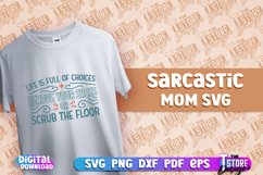 Sarcastic Mom SVG Design | Sarcastic Quotes Design | SVG Product Image 1