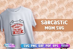 Sarcastic Mom SVG Design | Sarcastic Quotes Design | SVG Product Image 1