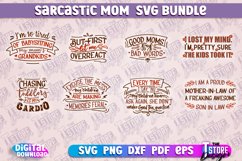 Mom Sarcastic SVG Bundle|Funny Mom Life Quotes|Sassy v.2 Product Image 2