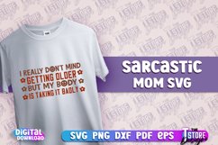 Mom Sarcastic SVG Bundle|Funny Mom Life Quotes|Sassy v.2 Product Image 9