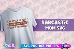 Sarcastic Mom SVG Design | Sarcastic Quotes Design | SVG v.2 Product Image 1