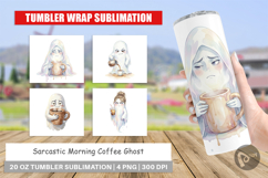 Sarcastic Coffee Ghost Tumbler Product Image 1
