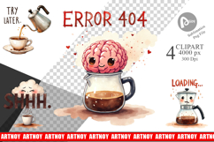 Morning Grump Coffee Sarcastic Clipart Product Image 1