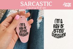 Sarcastic Motel Keychain