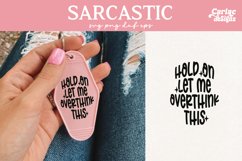 Sarcastic Motel Keychain