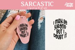 Sarcastic Motel Keychain