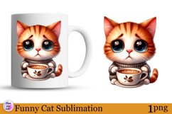 Funny cat Sublimation | Sarcastic halloween Print Product Image 1