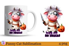Funny cow Sarcastic clipart Product Image 5