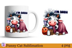 Funny cow Sarcastic clipart Product Image 6