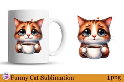 Funny cat Sublimation | Sarcastic halloween Print Product Image 1