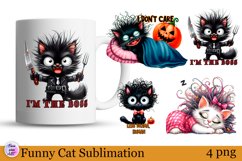 Funny Cats Sublimation | Sarcastic Cat Print Product Image 1