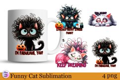 Funny Cats Sublimation | Sarcastic Cat Print Product Image 1