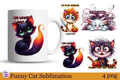 Funny Cats Sublimation | Sarcastic Cat Print Product Image 1