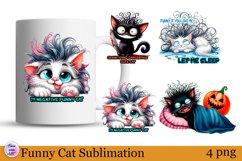 Funny Cats Sublimation | Sarcastic Cat Print Product Image 1