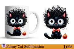 Funny cat Sublimation | Sarcastic halloween Print Product Image 1