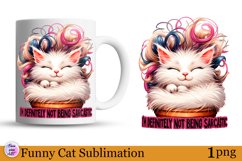 Funny cat Sublimation | Sarcastic halloween Print Product Image 1