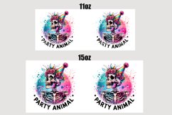 Sarcastic Party Animal Mug  Mug Wrap For 11 oz and 15 oz, 3d Mug, Halloween Png