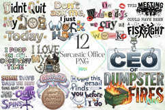 Sarcastic Office PNG Bundle Clipart Product Image 1