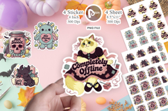 Sarcastic Pastel Goth Plushie Sticker Product Image 1