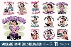 Sarcastic Pin-up Girl Sublimation Bundle, Sarcastic Bundle Product Image 1