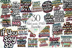 Sarcastic PNG Bundle Product Image 1