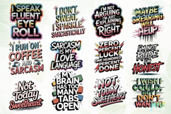 Sarcastic PNG Bundle Product Image 4