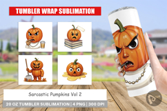 Tumbler Sarcastic Pumpkins Product Image 1