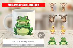 Mug Wrap Quirky Sarcastic Animals Product Image 1