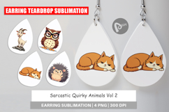 Earring Quirky Sarcastic Animals Product Image 1