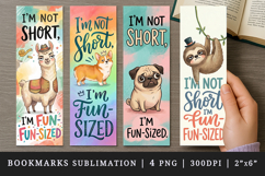 Sarcastic Quote printable sublimation bookmark design Product Image 1