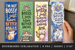 Sarcastic Quote printable sublimation bookmark design Product Image 1