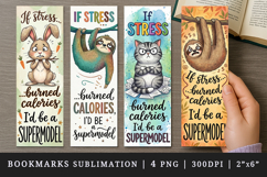 Sarcastic Quote printable sublimation bookmark design Product Image 1