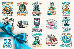 Sarcastic Quote clipart printable sublimation bundle png Product Image 1