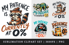 Sarcastic Quote clipart printable sublimation design png Product Image 1