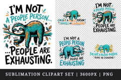 Sarcastic Quote clipart printable sublimation design png Product Image 1