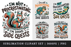 Sarcastic Quote clipart printable sublimation design png Product Image 1