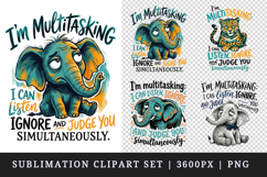 Sarcastic Quote clipart printable sublimation design png Product Image 1