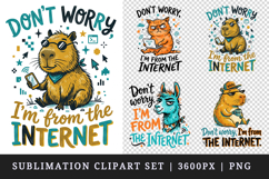 Sarcastic Quote clipart printable sublimation design png Product Image 1