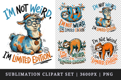 Sarcastic Quote clipart printable sublimation design png Product Image 1