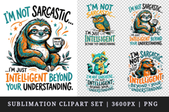 Sarcastic Quote clipart printable sublimation design png Product Image 1