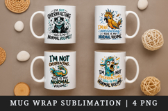 Sarcastic Quote mug wrap printable sublimation design Product Image 1