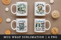 Sarcastic Quote mug wrap printable sublimation design Product Image 1