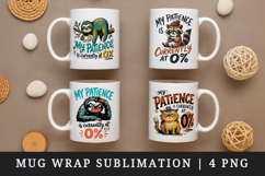 Sarcastic Quote mug wrap printable sublimation design Product Image 1