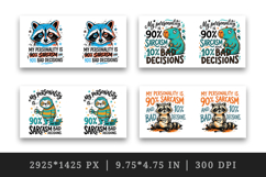 Sarcastic Quote mug wrap printable sublimation design Product Image 2