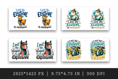 Sarcastic Quote mug wrap printable sublimation design Product Image 2