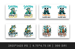 Sarcastic Quote mug wrap printable sublimation design Product Image 2