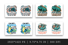 Sarcastic Quote mug wrap printable sublimation design Product Image 2