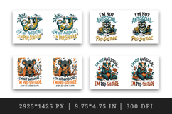 Sarcastic Quote mug wrap printable sublimation design Product Image 2